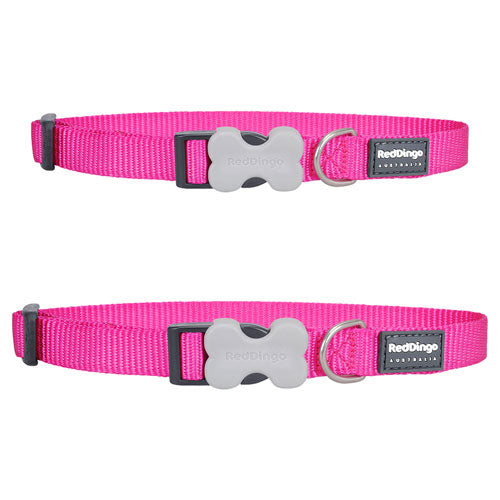 Classic Dog Collar (Hot Pink)