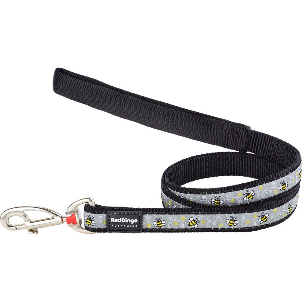 Bumble Bee Dog Lead (nero)