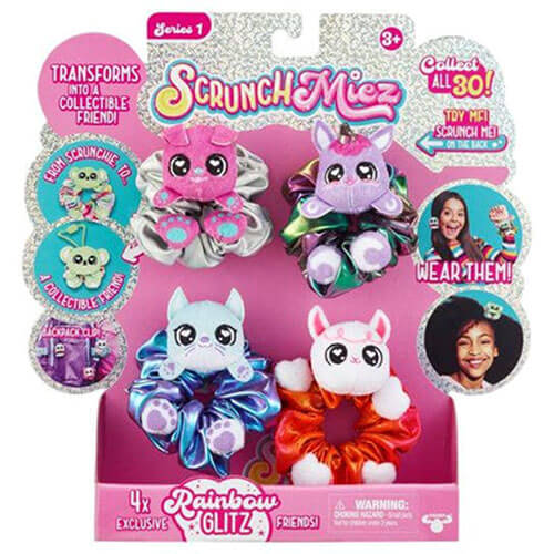 Scrunchmiez S1 Rainbow Glitz 4pk