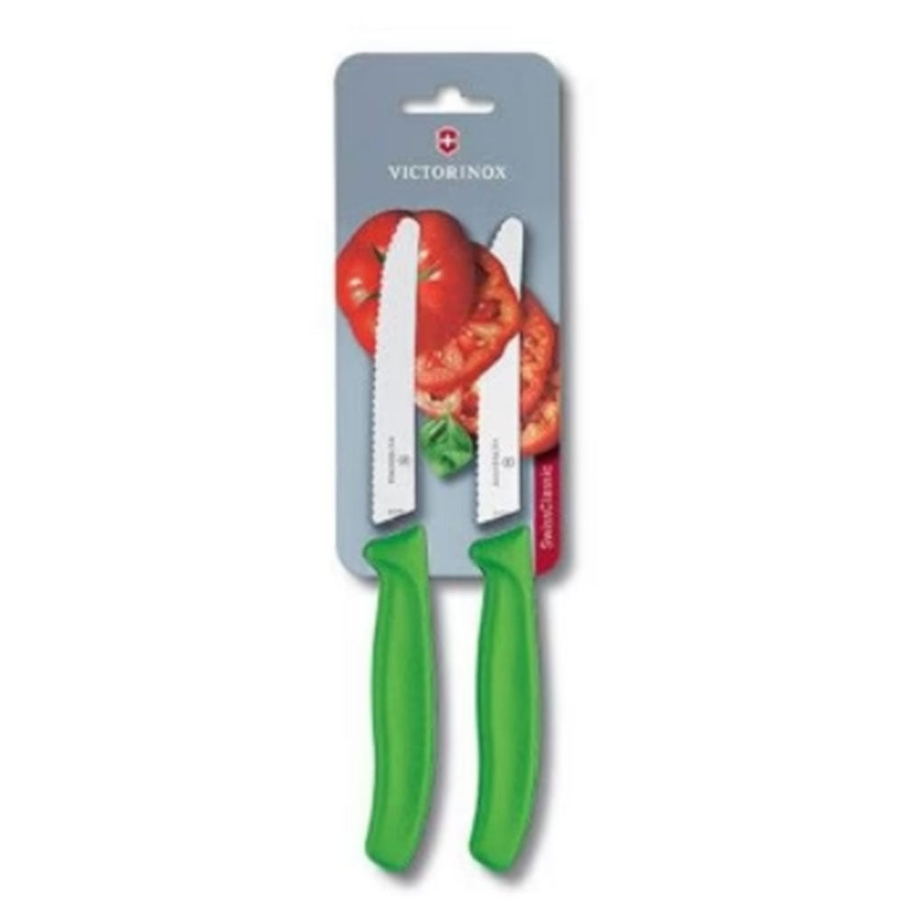 Victorinox Round Tip Steak & Tomato Knife 2st 11cm