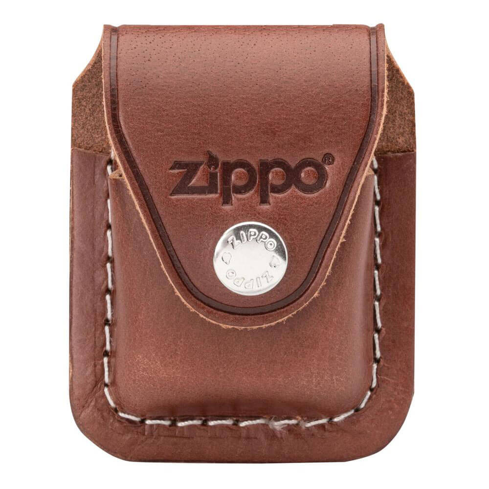 Zippo Accessory Leather Pouch med klipp