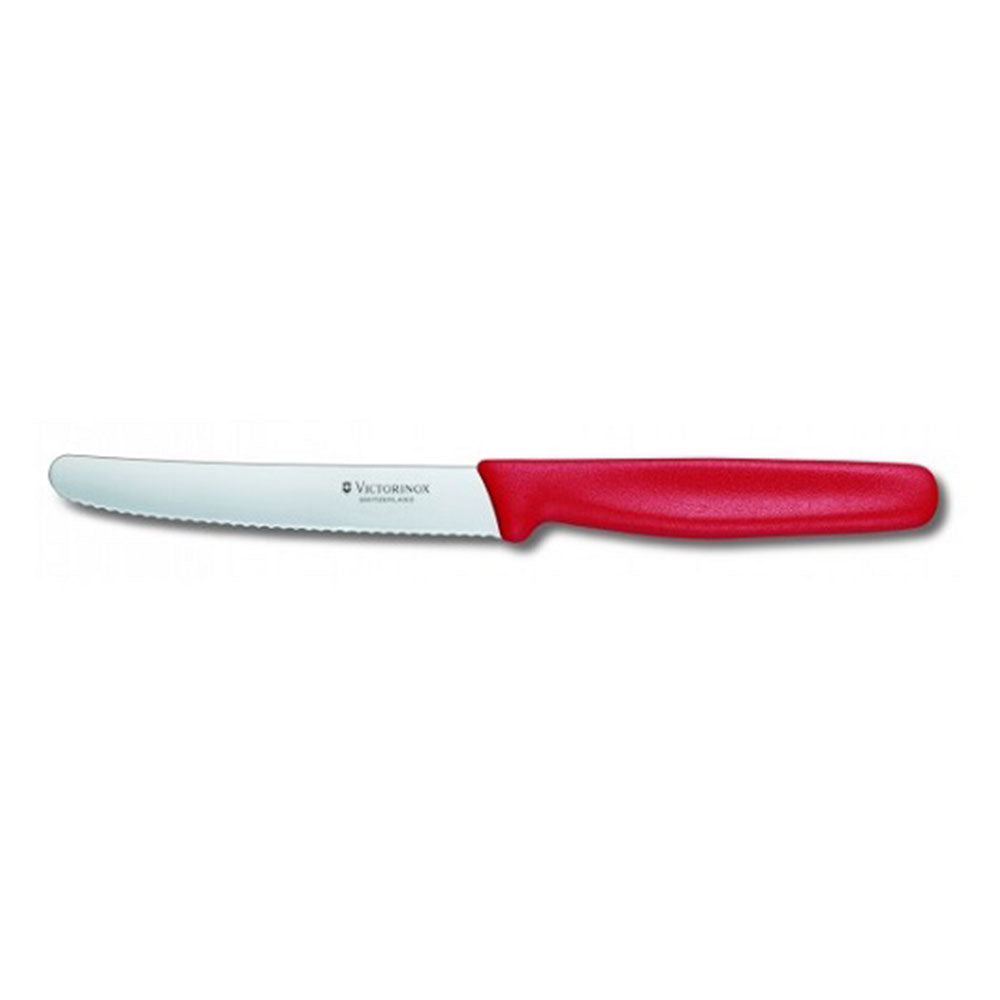  Steak- und Tomatenmesser mit runder Spitze und gewellter Kante, 11 cm