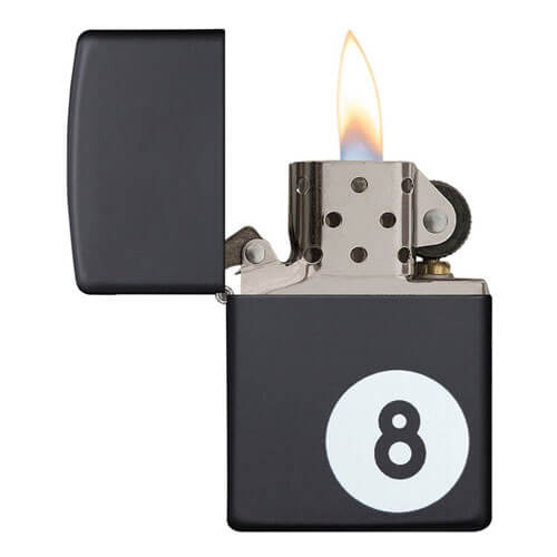 Zippo Eight Ball Matte Lighter