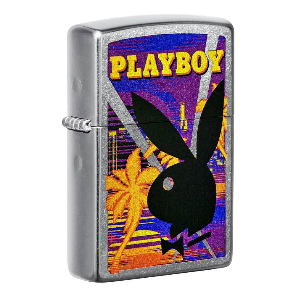 Zippo Playboy Design Street Chrome zapalniczka