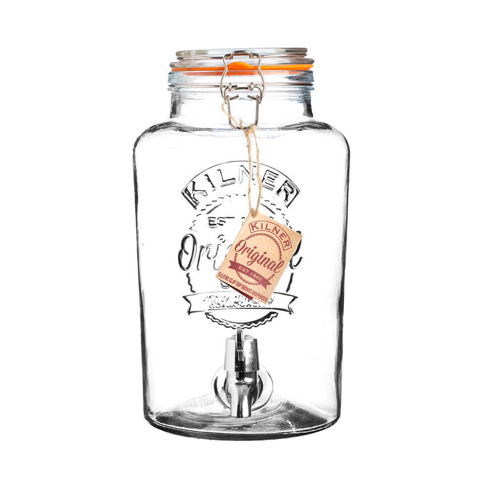 Kilner Clip Top Bebidas redondas dispensador