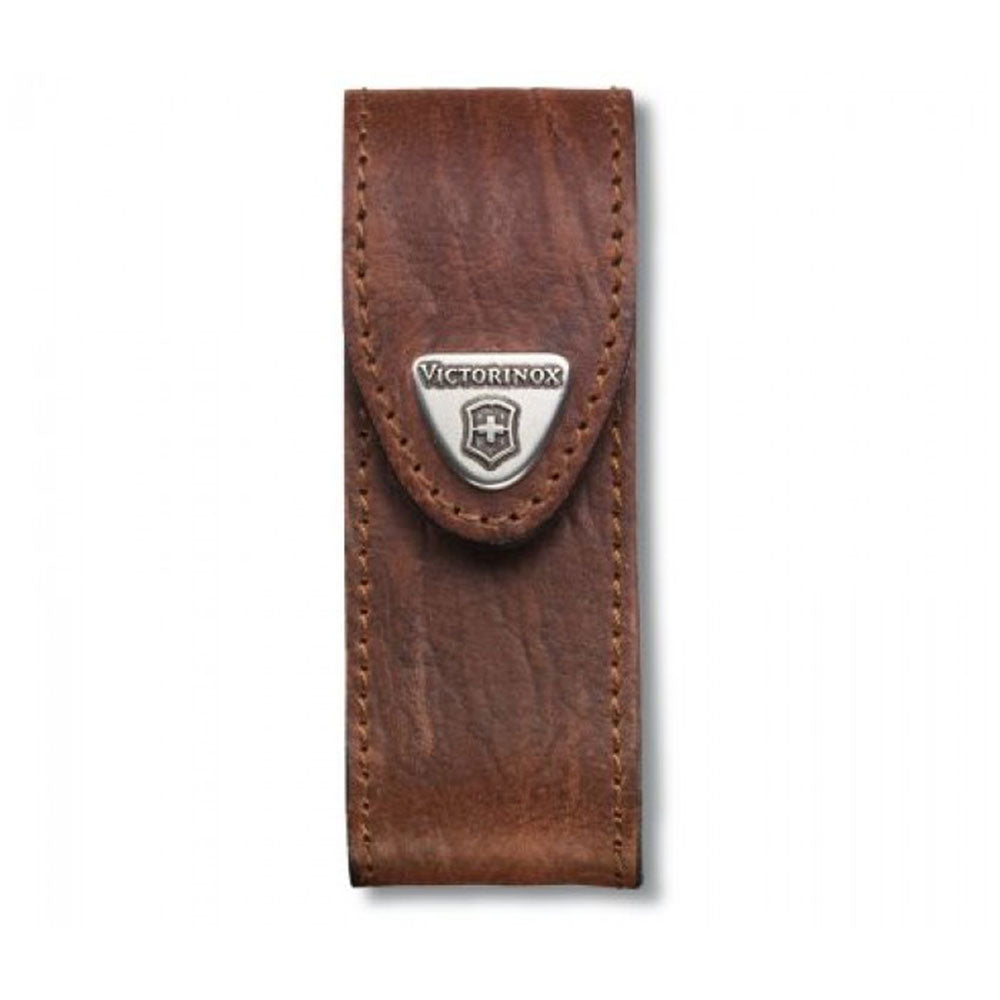 Victorinox en cuir en cuir (marron)