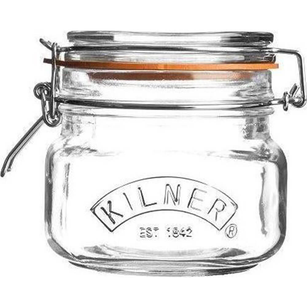 Kilner Clip Top Square Jar (klar)