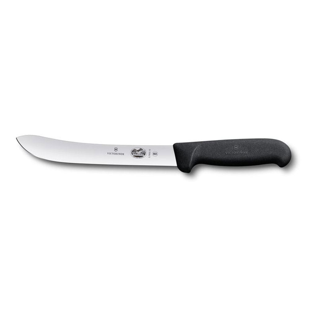 Heavy Stiff Blade Fibrox Butcher's Knife (sort)