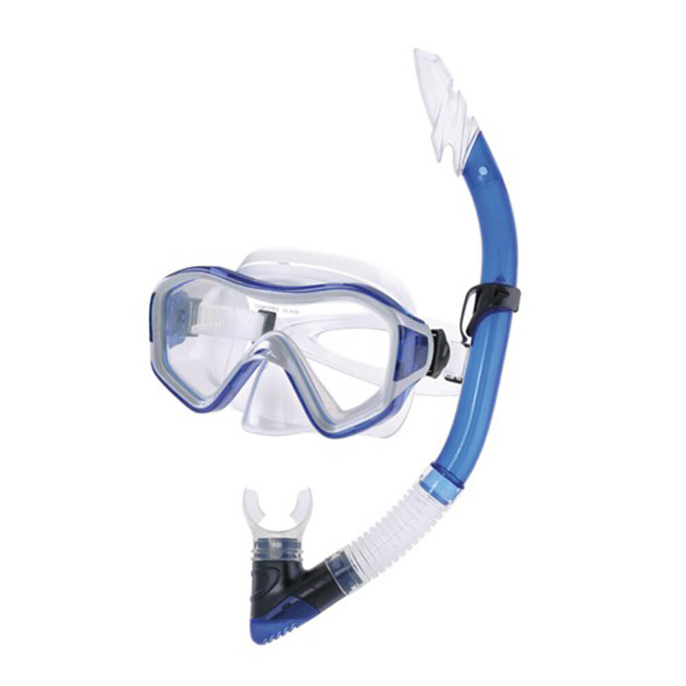 Máscara adulta e conjunto de snorkel