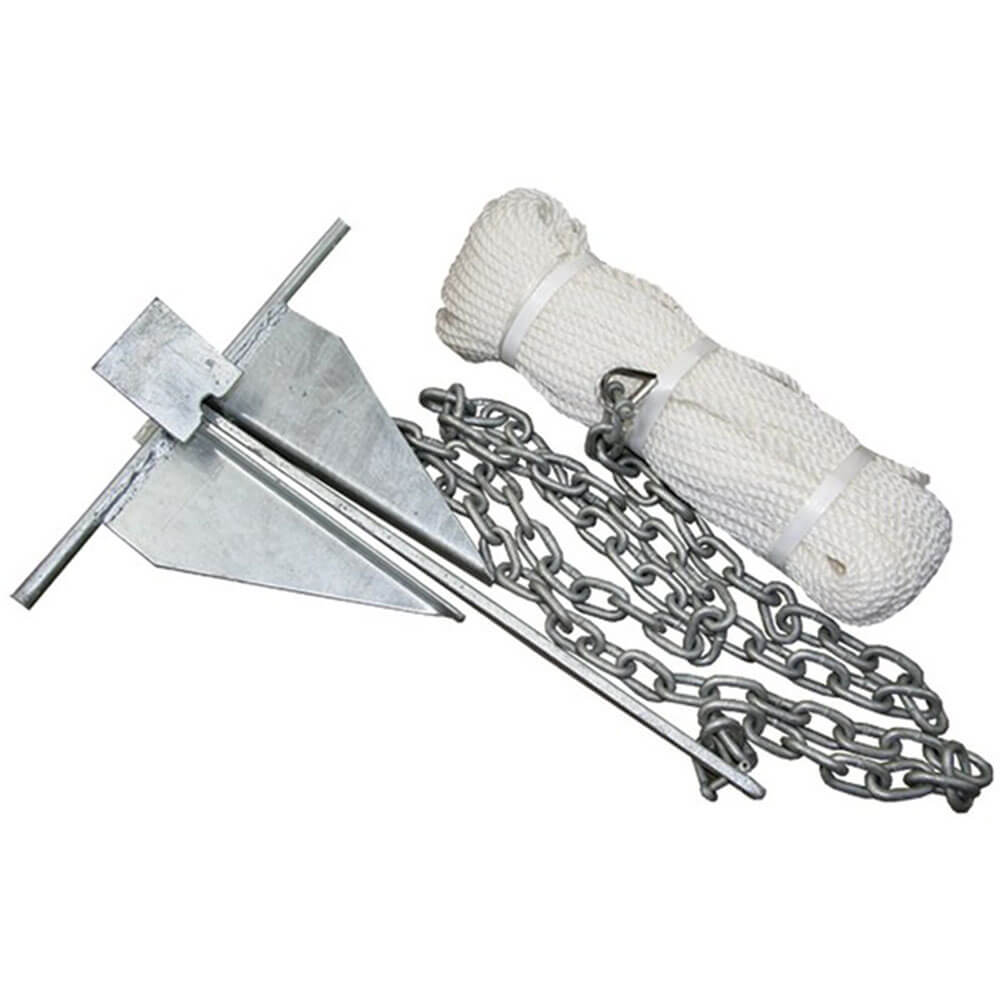 50m Rope / 2m Chain Anchor Kit