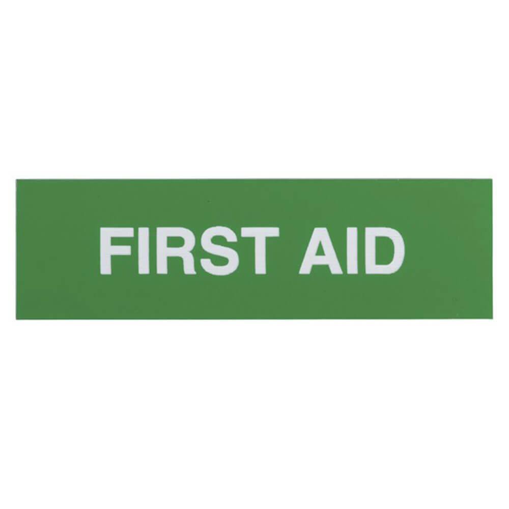 Adhesive First Aid Sticker Sign (100x30mm)