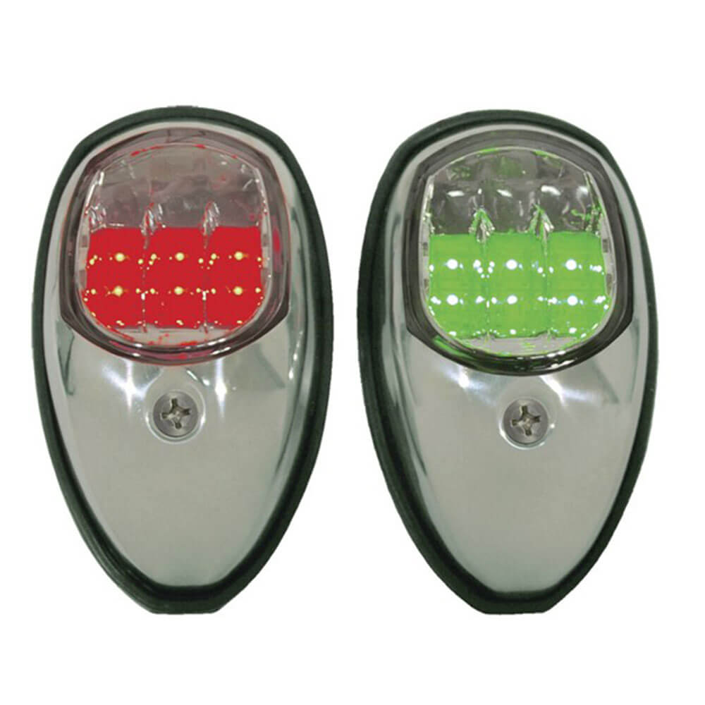 Port og styrbord LED -navigationslys