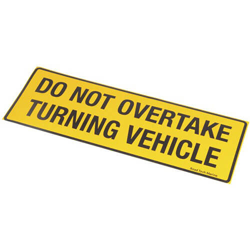 Do Not Overtake Sticker 300x100mm