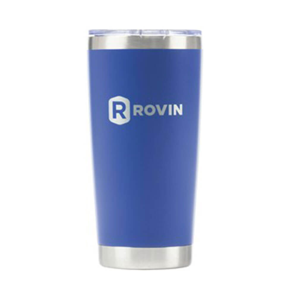 Copo de aço inoxidável Rovin com tampa de push (590ml)