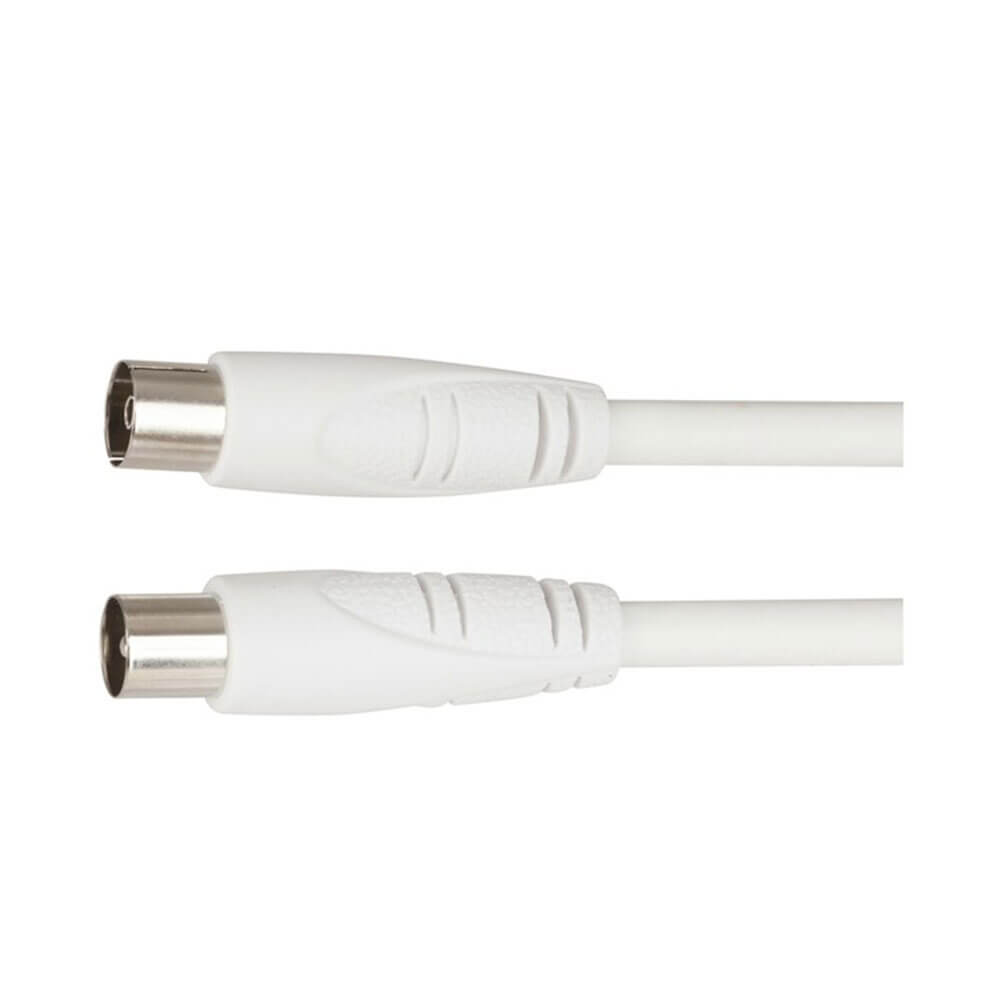 TV Coaxial Cable branco 1,5m