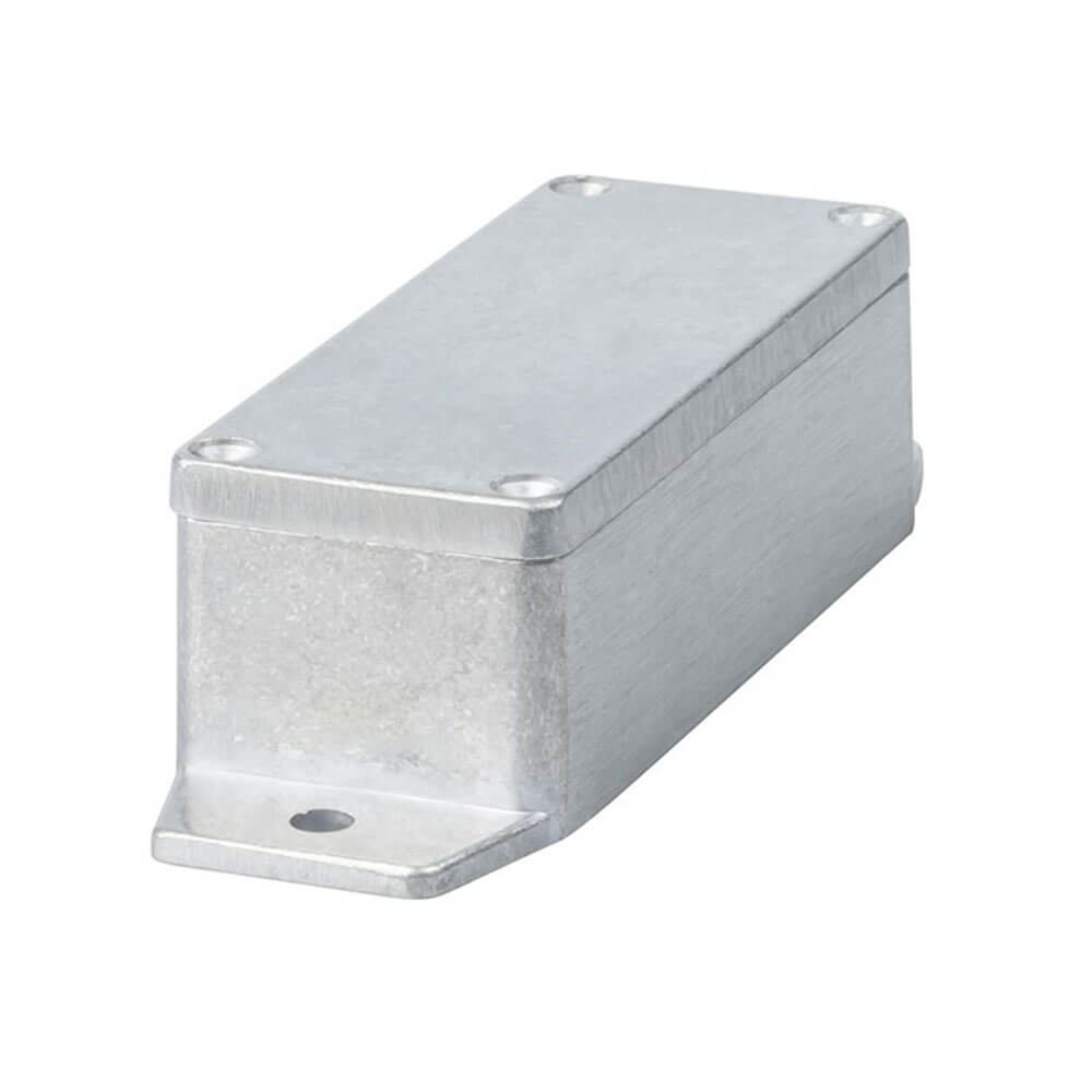 Caja de aluminio sellada con brida