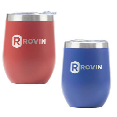 Rovin Stainless Steel Cup with Lid (350mL)