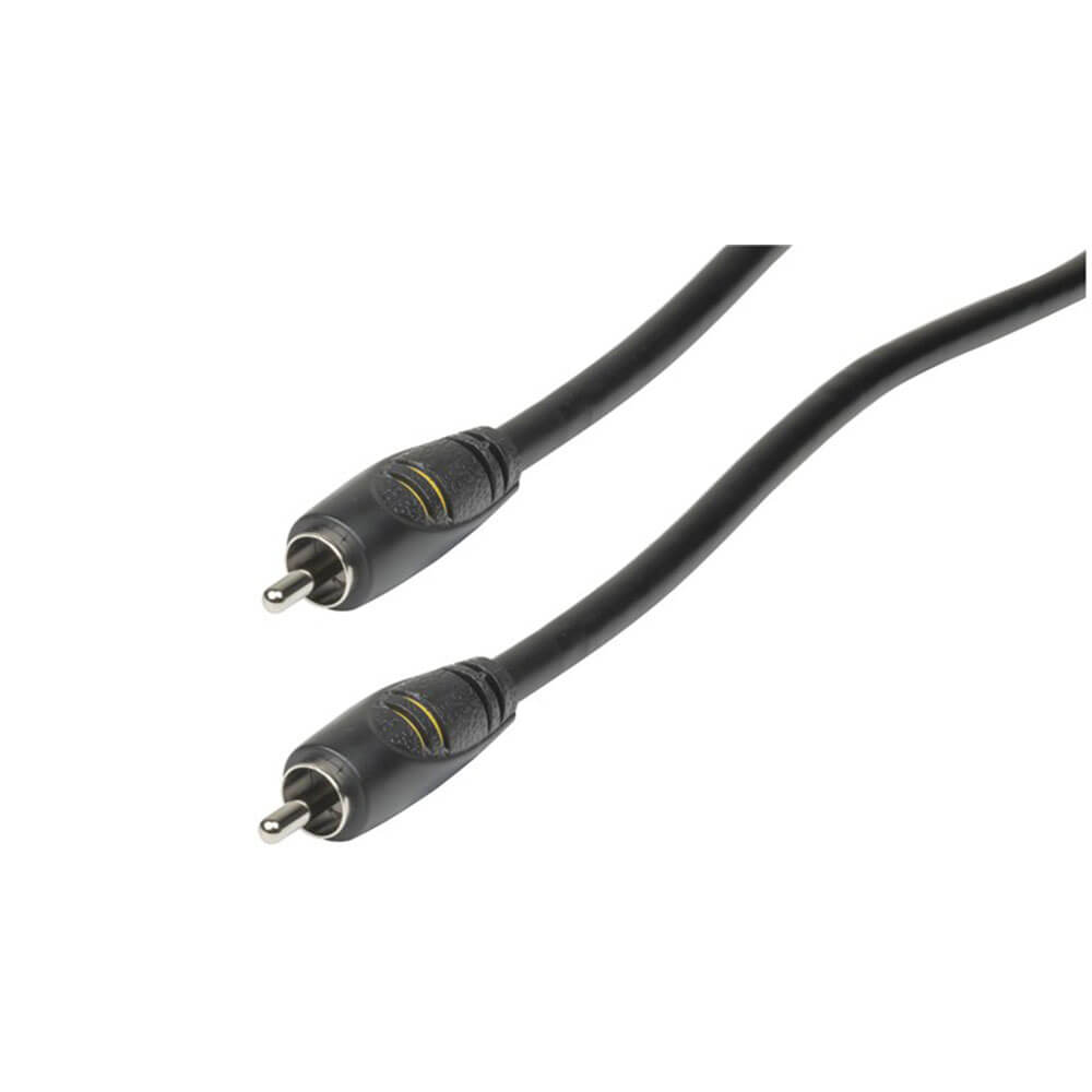 Plug RCA pour brancher le câble coaxial RG59U (jaune)