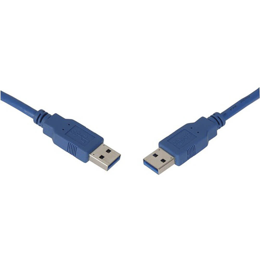 USB 3.0 Type-A-plugg for å plugge kabel 1,8m