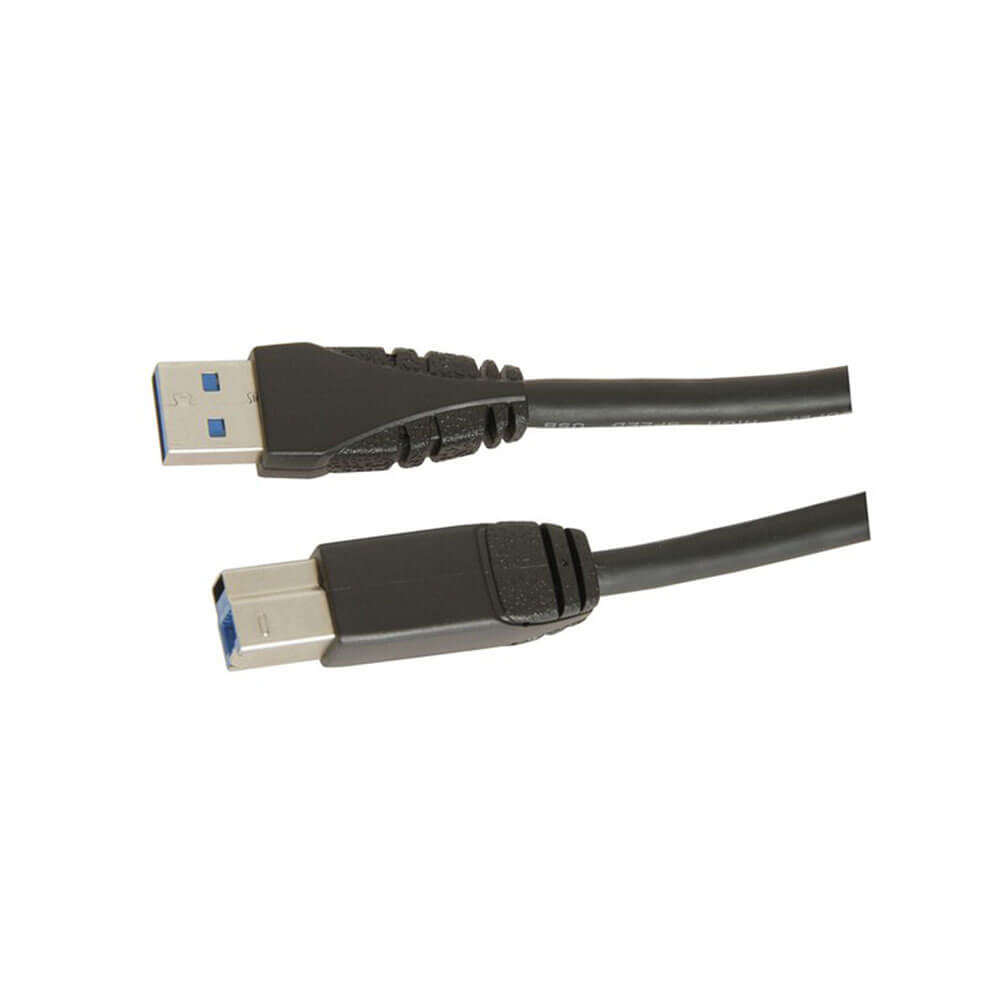 USB 3.0 Type-A-plugg for å plugge kabel 1,8m