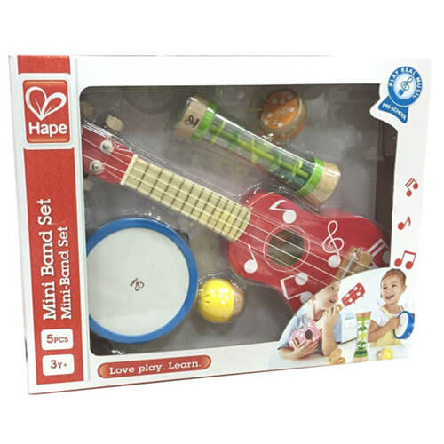 Hape Mini Band Set Musical Instrument (5pc)