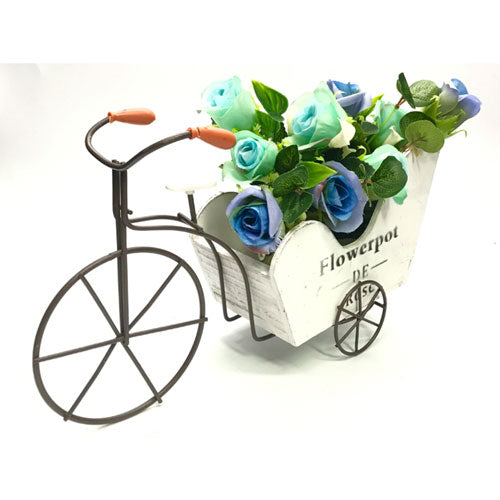 Flowerpot de Rose 3-Wheeled Bicycle w/ Flower Décor