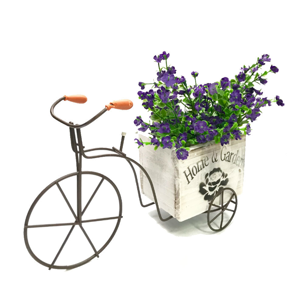 Hjem og have 3-hjulede cykel m/ blomsterboksindretning