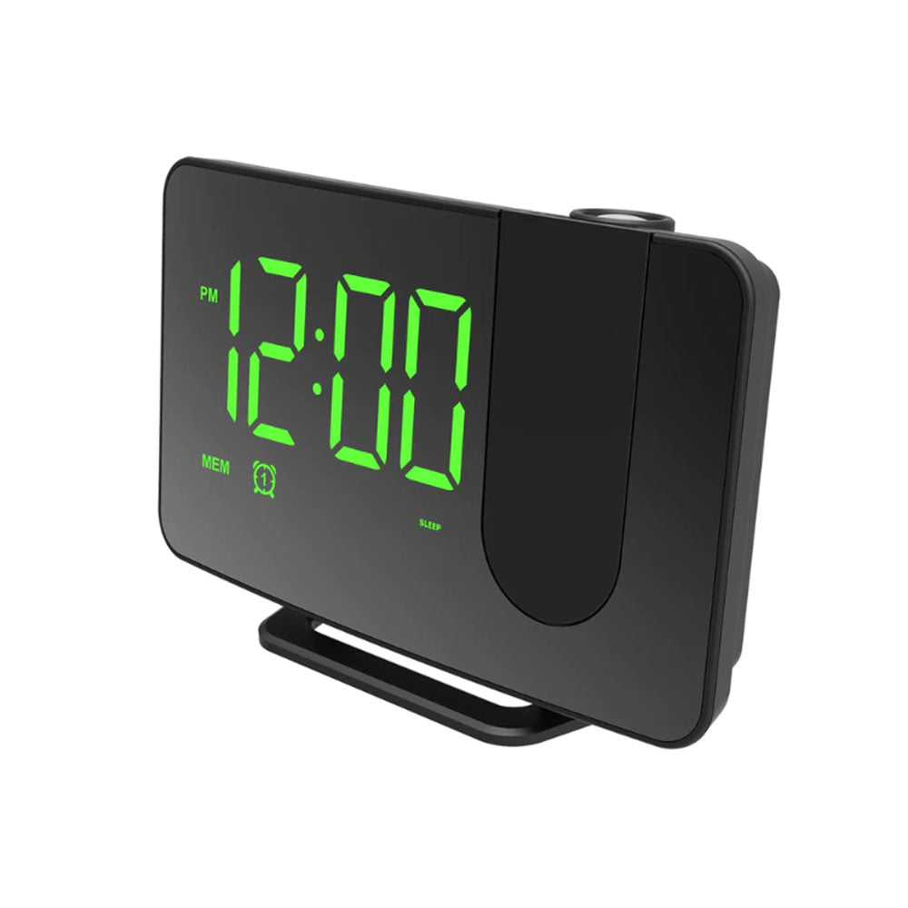 LED Digital Radio Clock med projektor