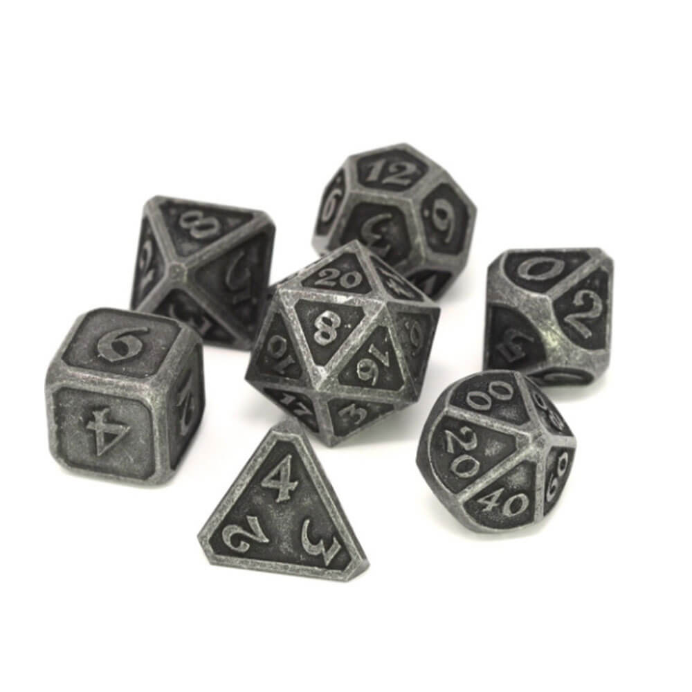 Dice Metal Set polyédrique Mythica