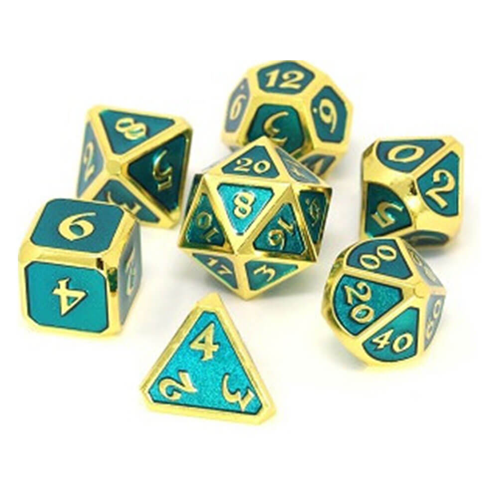 Dice Metal Set polyédrique Mythica