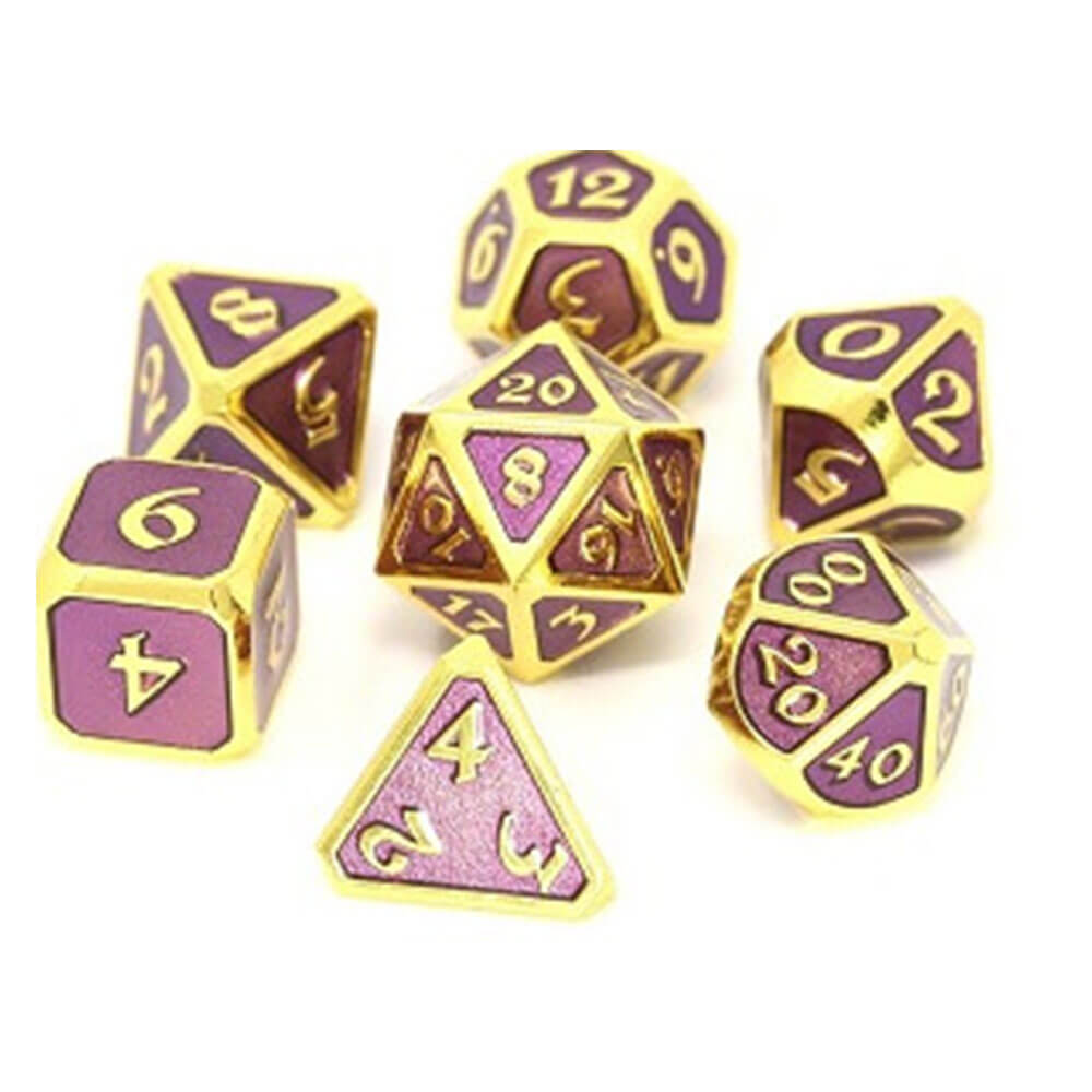 Zestaw metalowy Dice Polihedral miticka