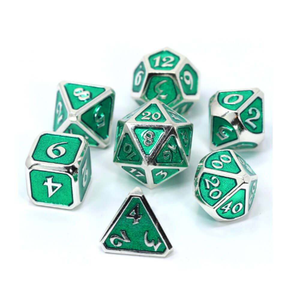 Zestaw metalowy Dice Polihedral miticka