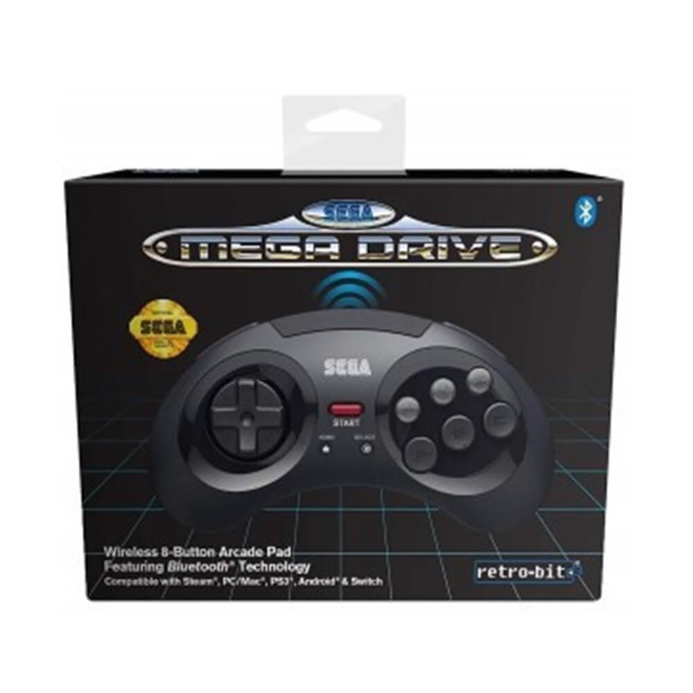 Bit retrò sega mega drive bluetooth arcade pad