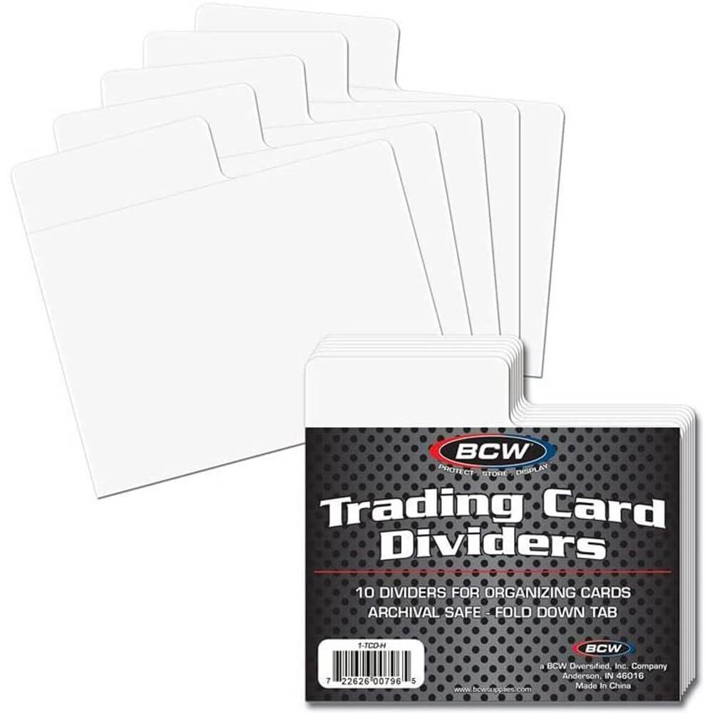 BCW Trading Card Dividers 10 per förpackning