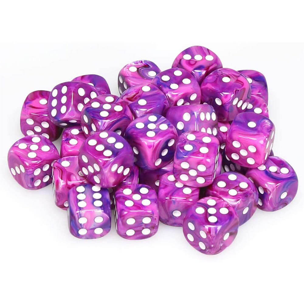 D6 Dice Festive 12 mm (36 dés)