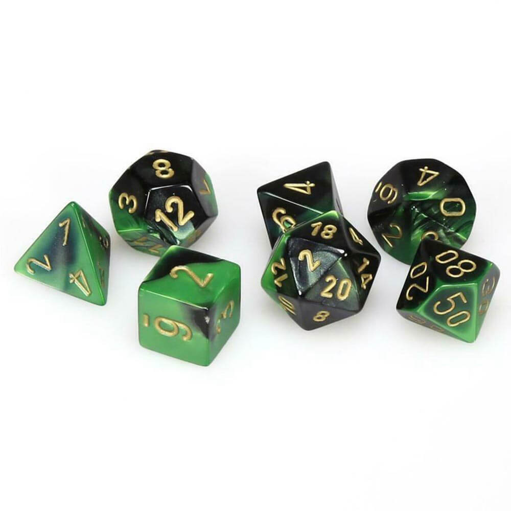 D7 Die Set Dice Gemini Poly (7 terninger)