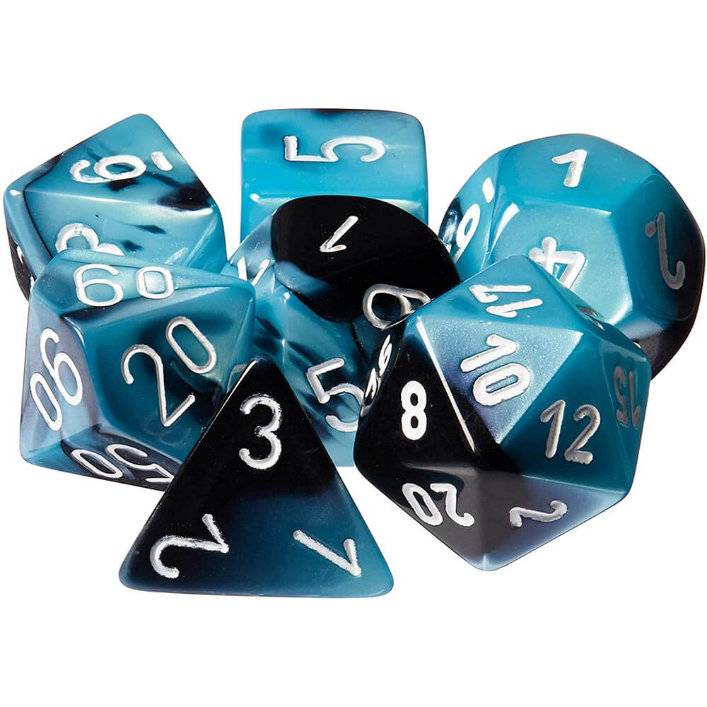 D7 Die Dice Gemini Poly (7 dados)