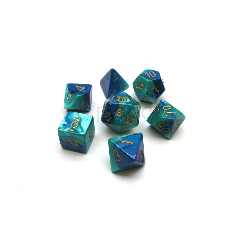 D7 Die Set Dice Gemini Poly (7 terninger)