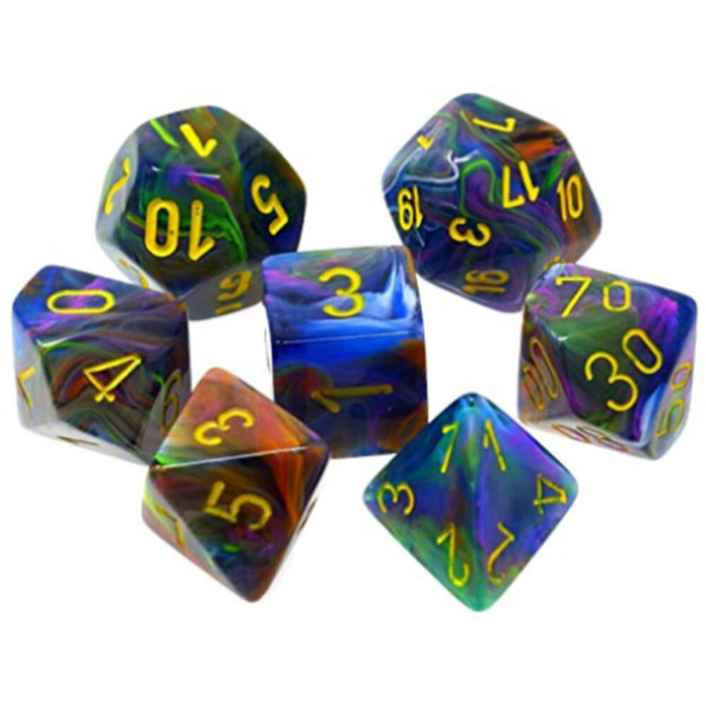 D7 Die Set Dice Festive Polyédrica (7 dados)