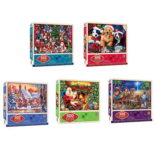 MP Holiday Glitter Puzzle (500pcs)