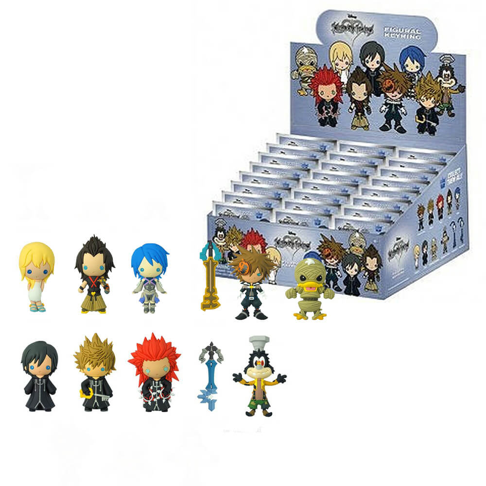 Keyring 3D Blind Bag Kingdom Hearts (24 pk)