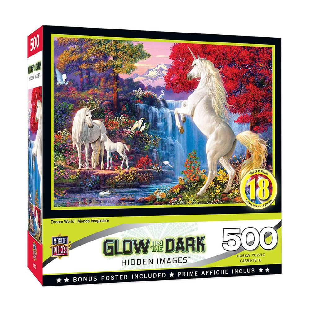 MP Hidden Image Glow Puzzle (550 pcs)