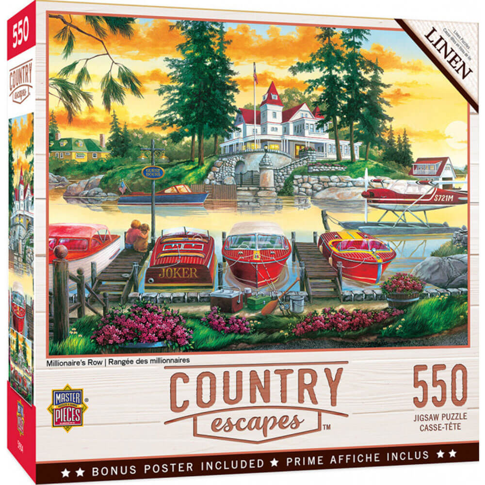 MasterPieces Country Escapes 550pc Puzzle