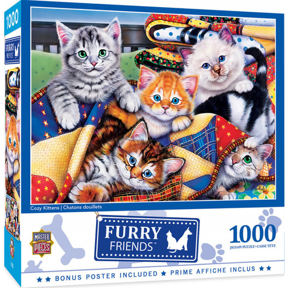 Mesterverk furry venner 1000pc puslespill