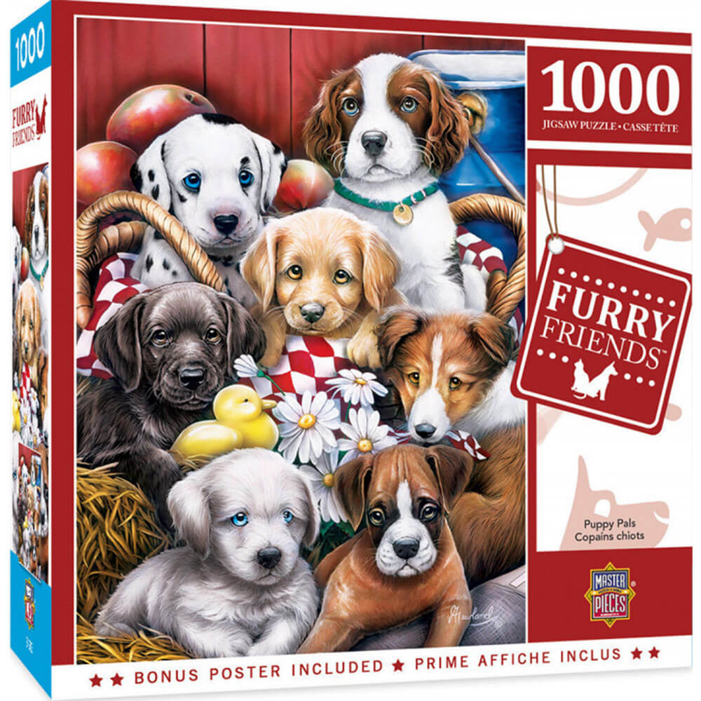 Masterpieces harige vrienden 1000 pc puzzel