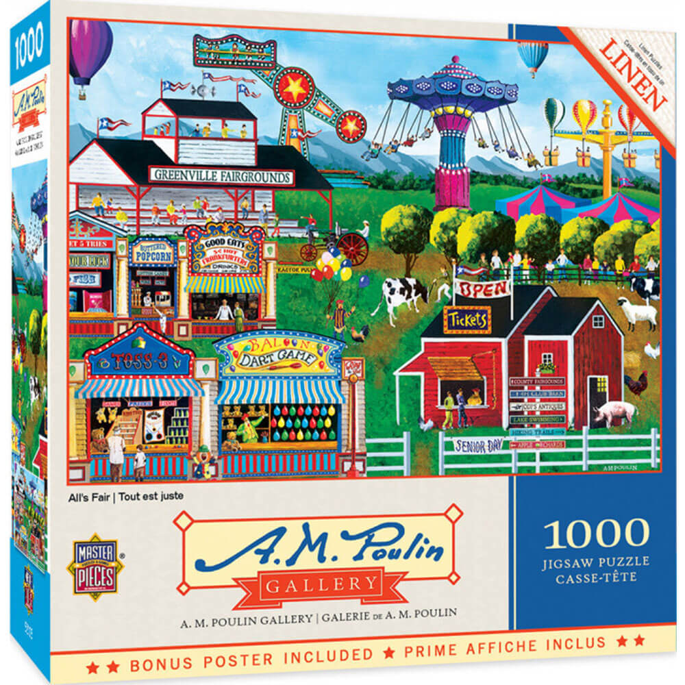 Obras -primas a.m. POULIN 1000PC Puzzle