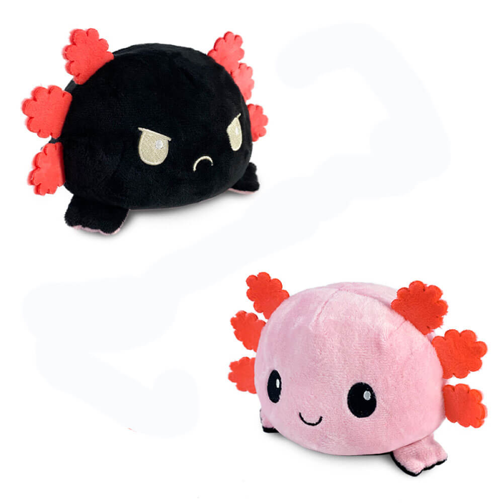 Omkeerbare axolotl plushie