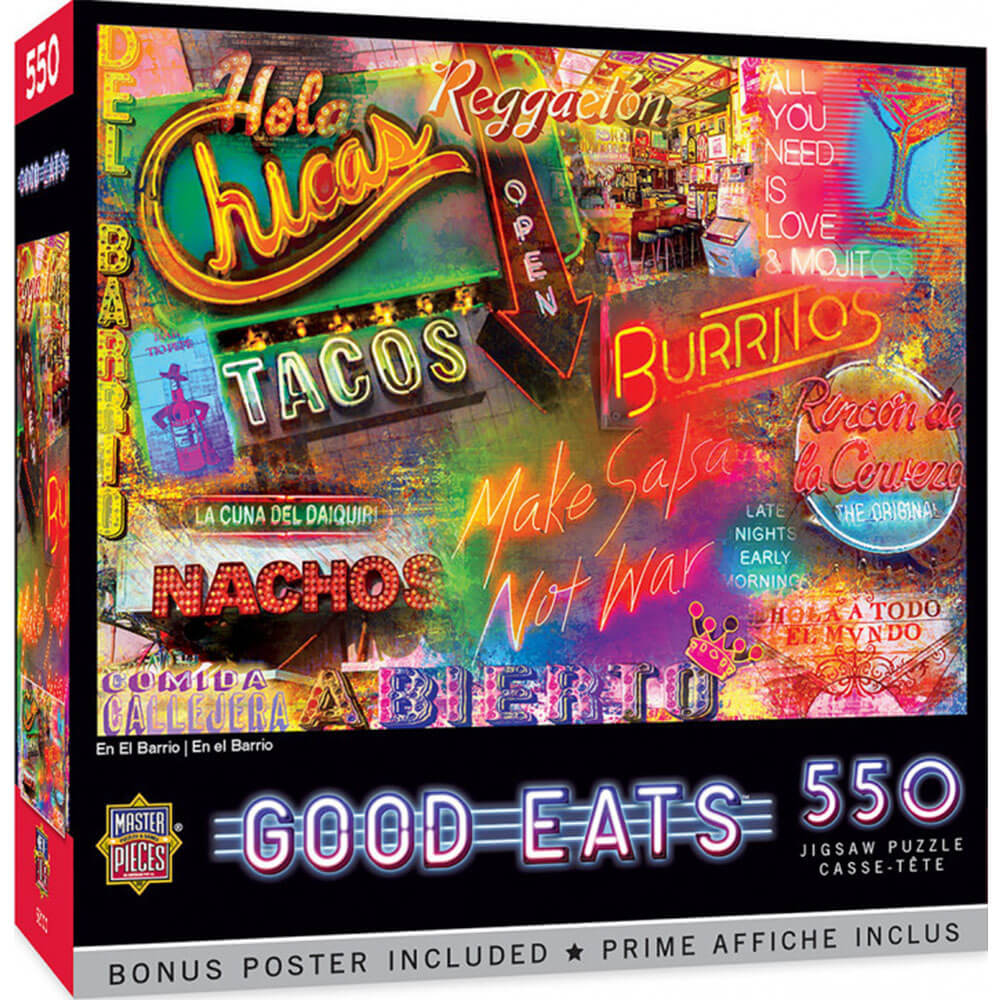 MasterPieces Good Eats 550pc Puzzle