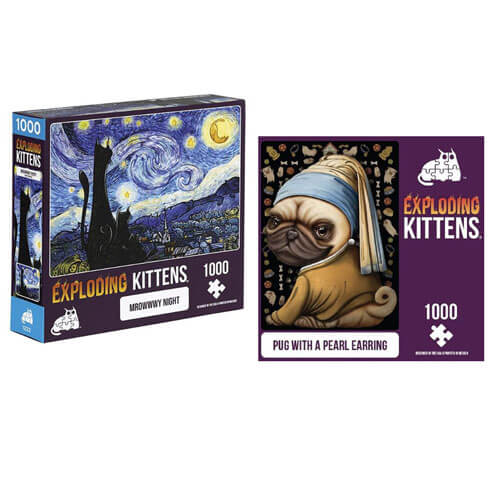 Exploding Kittens Puzzle 1000pcs