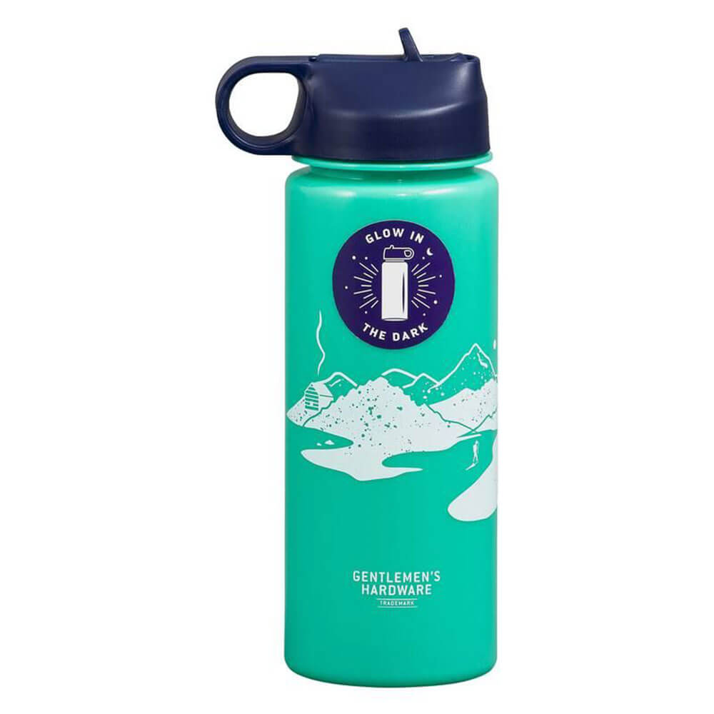 Gentlemen's Hardware Glow in the Dark Water Bottle